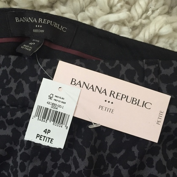 NWT Banana Republic Reegan Cheetah print pants - Picture 5 of 5